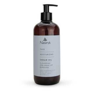 Naturys Face Cream Oil Cleansing and Make up Remover 500 ml (Kabinengröße)