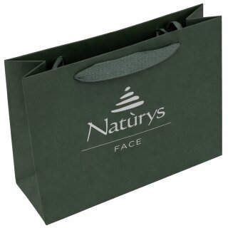 Natùrys Tragetasche Grün – Kraftpapier