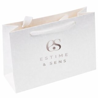 estime&sens Tragetasche Weiß – Kraftpapier