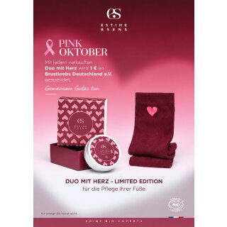 Poster Duo mit Herz - Pink Oktober 2026 DIN A4